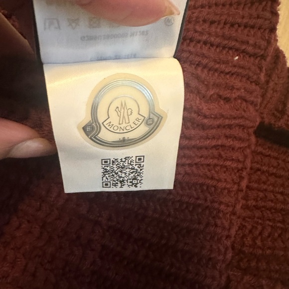 Moncler Deep Red Knit Beanie - Picture 4 of 6